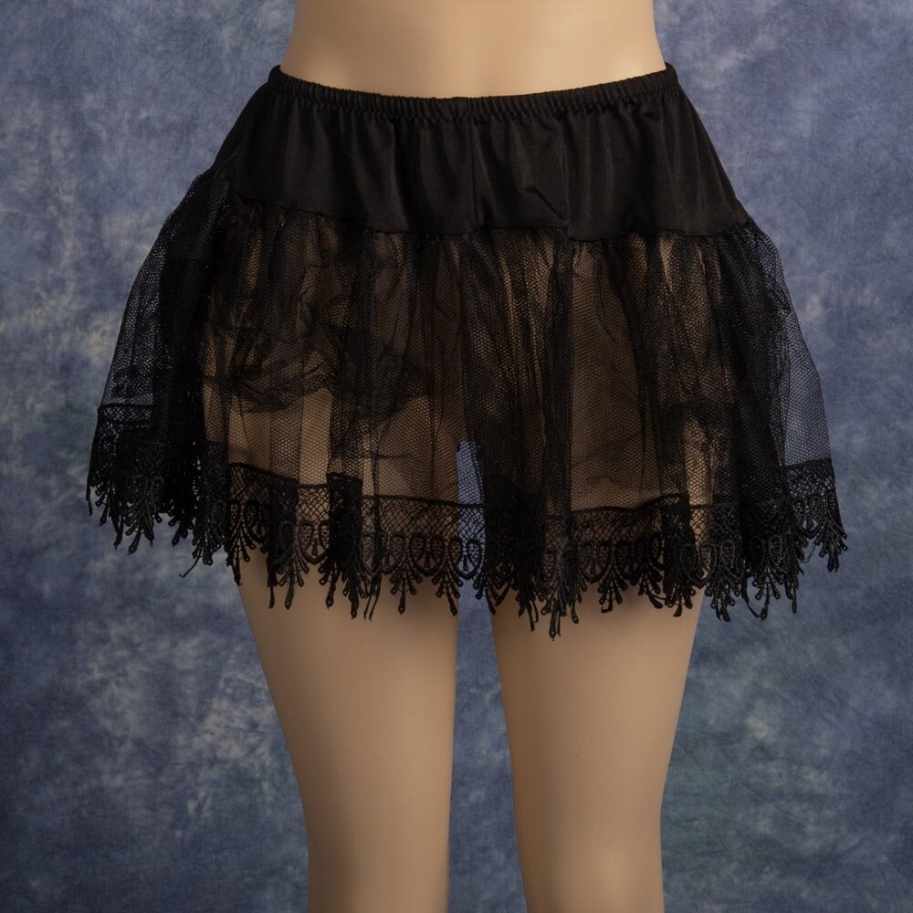 Rubie's Black Crinoline Petticoat S/M Layering Underskirt Costume